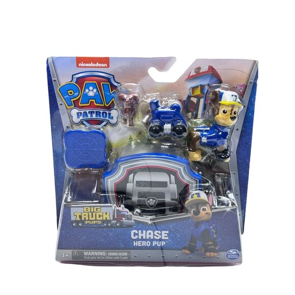 Nickelodeon Paw Patrol Chase Hero Pup Big Truck Pups Toy Set New In Box - Picture 1 of 7